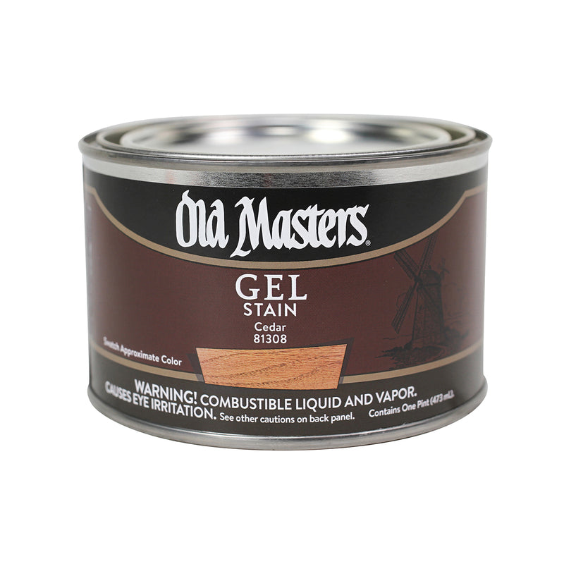 Maîtres anciens, Old Masters Semi-Transparent Cedar Oil-Based Alkyd Gel Stain 1 pt