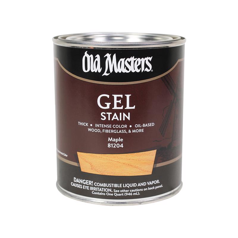 DIAMANT VOGEL INC, Old Masters Semi-Transparent Maple Oil-Based Alkyd Gel Stain 1 qt (Pack 2)