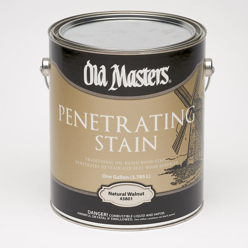 VOGEL PAINT & WAX INC, Old Masters Semi-Transparent Natural Walnut Oil-Based Penetrating Stain 1 gal. (Pack of 2)