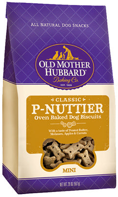 American Distribution & Mfg Co, Old Mother Hubbard - Biscuits P-nuttier Mini - Caisse de 6 - 20 OZ