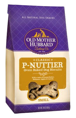 American Distribution & Mfg Co, Old Mother Hubbard - Biscuits P-nuttier Small - Caisse de 6 - 20 OZ