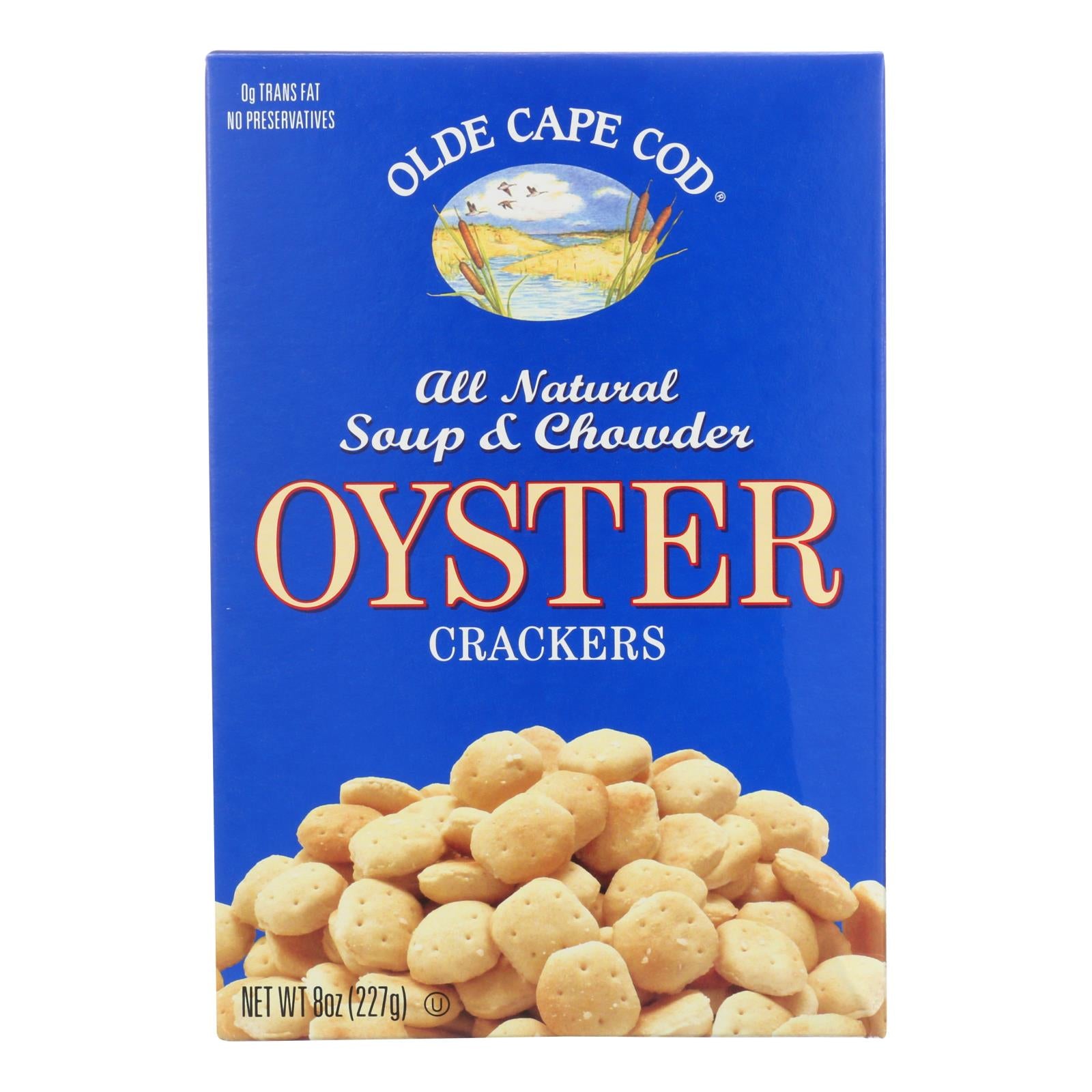 Olde Cape Cod, Olde Cape Cod - Craquelins aux huîtres - caisse de 12 - 8 oz (paquet de 12)