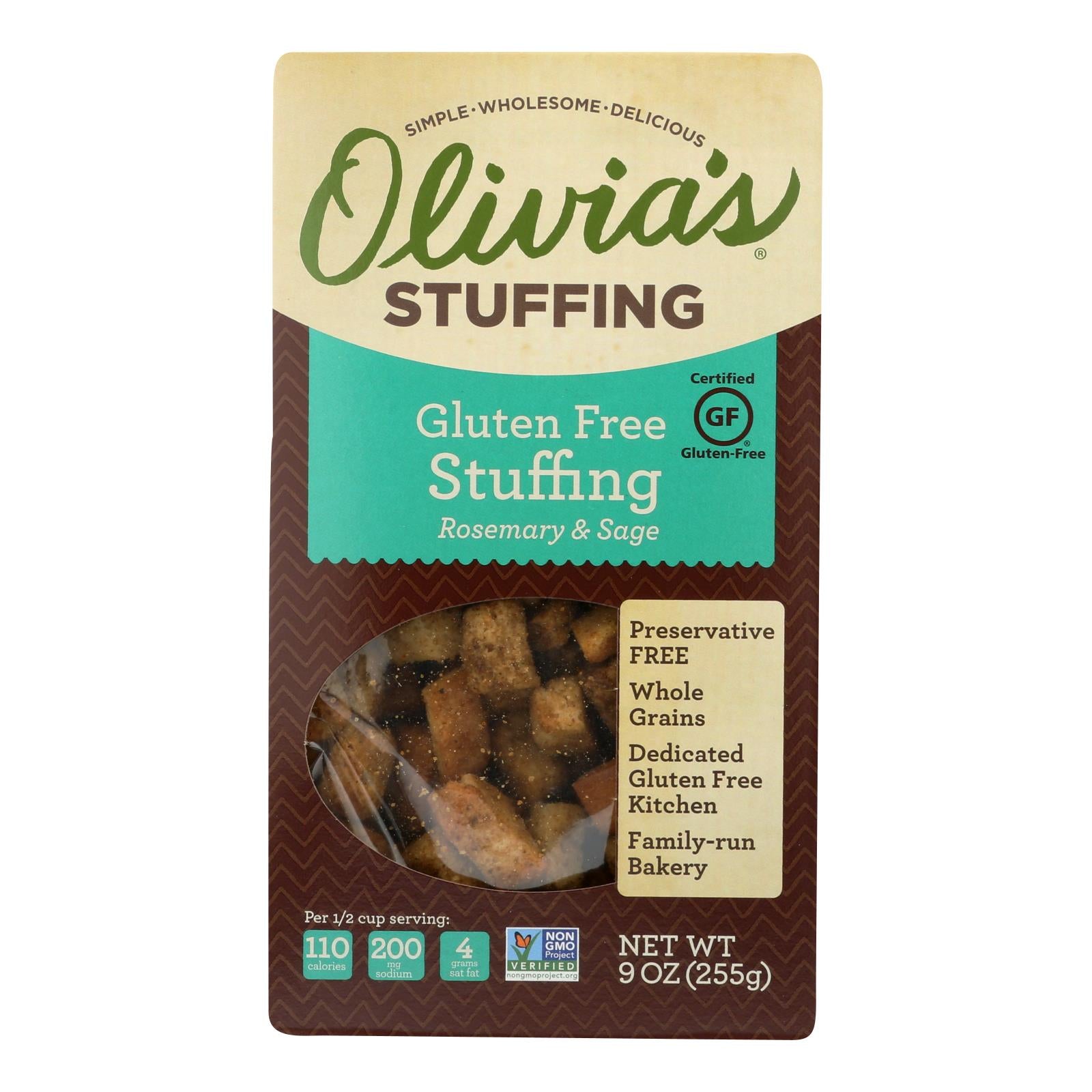 Olivia'S, Olivia's Stuffing - Etui de 6 - 9 OZ (Pack de 6)