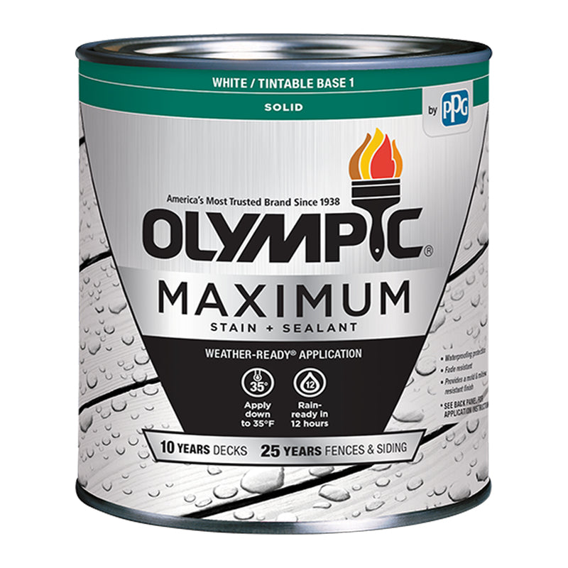 PPG-OLYMPIC/DEFT, Oly Max Sld Ltx Base1 Qt (Lot de 4)