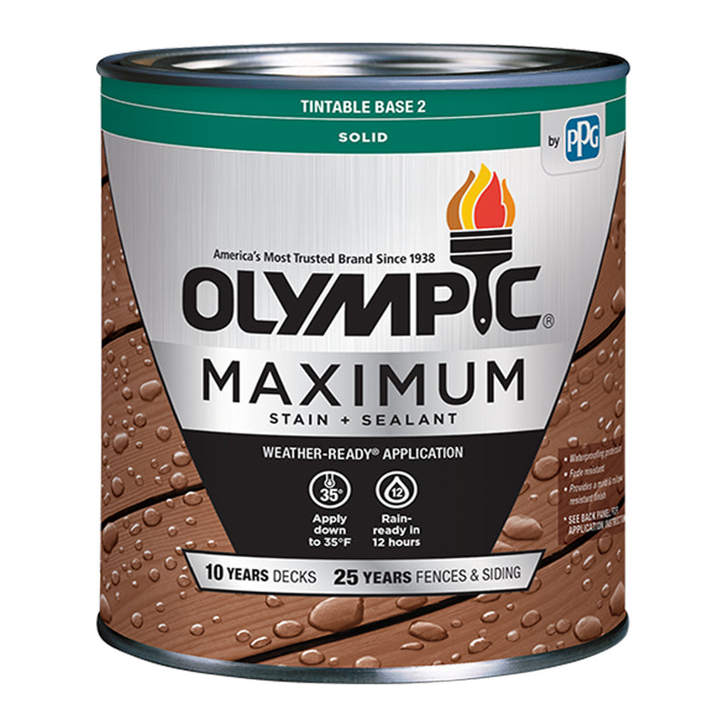 PPG-OLYMPIC/DEFT, Oly Max Sld Ltx Base2 Qt (Lot de 4)