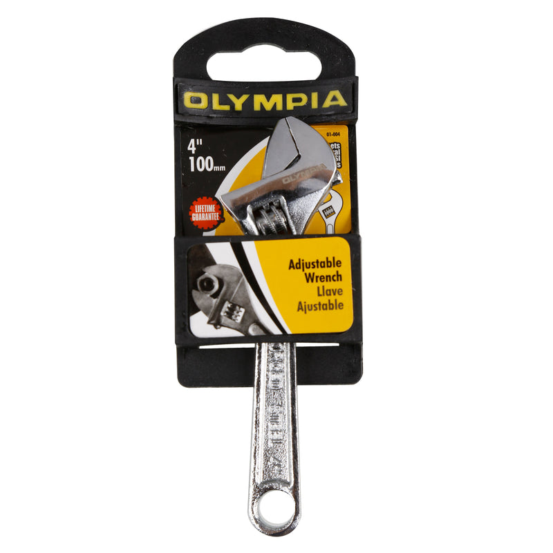 OLYMPIA TOOLS, Olympia Tools Clé à molette 4 in. L 1 pc