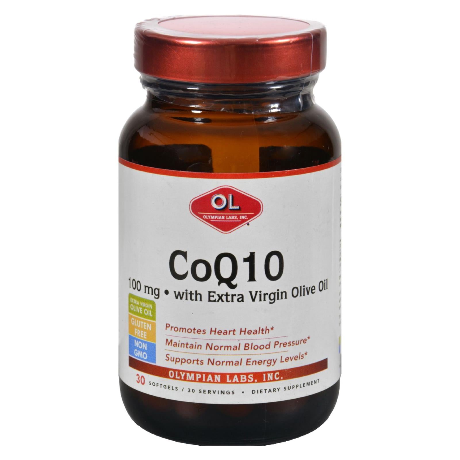 Laboratoires Olympian, Olympian Labs Coenzyme Q10 - 100 mg - 30 Capsules Molles