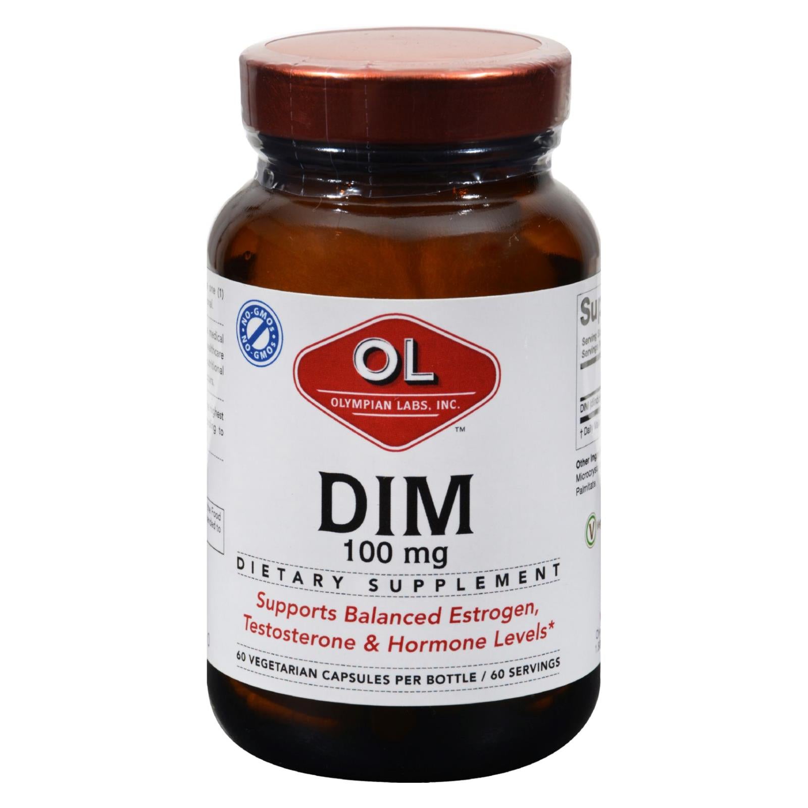 Laboratoires Olympian, Olympian Labs DIM - 100 mg - 60 Capsules