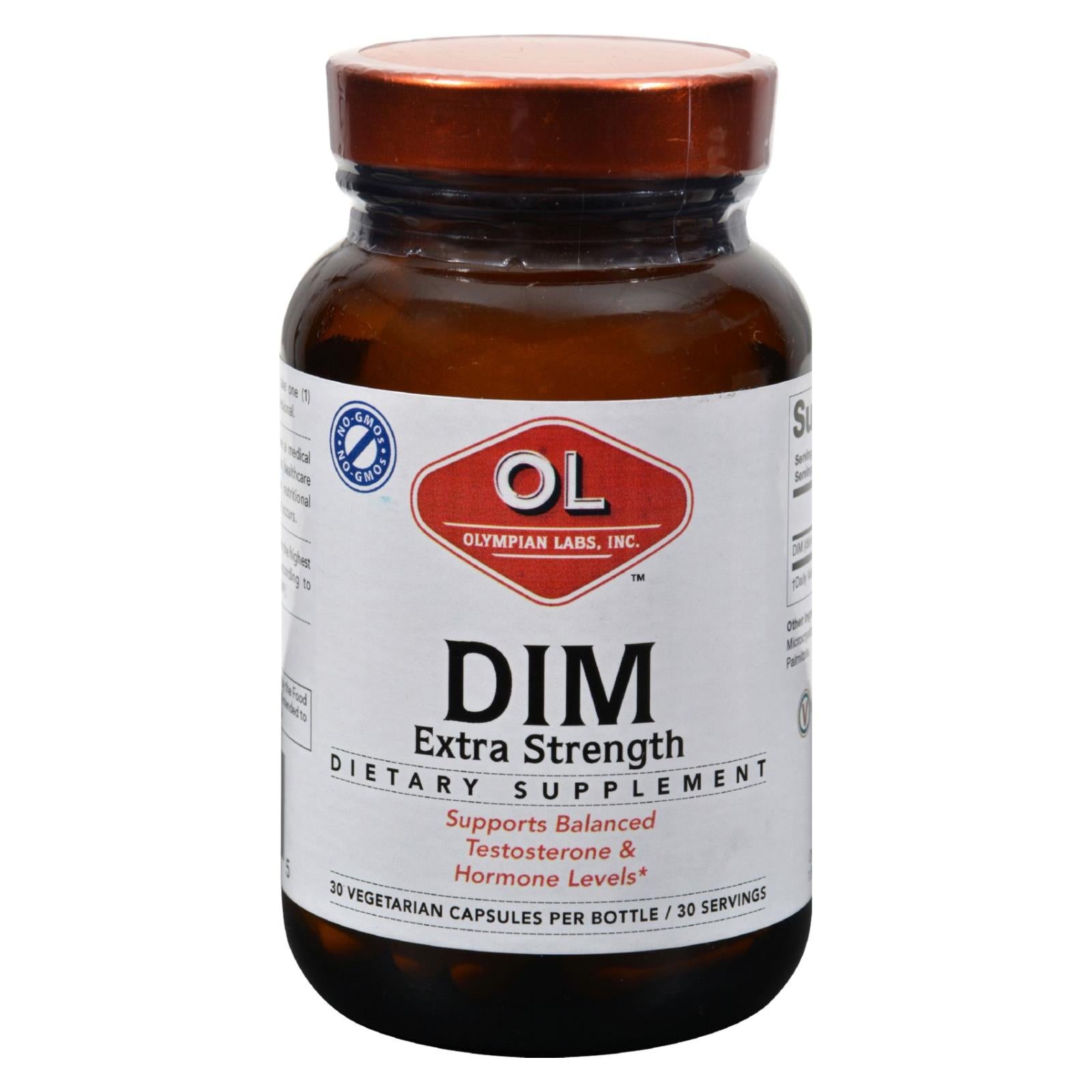 Laboratoires Olympian, Olympian Labs DIM - Extra Strength - 30 Capsules Végétariennes