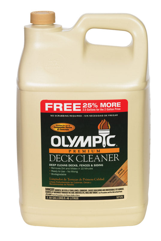 PPG-OLYMPIC/DEFT, Olympic Deck Cleaner 2.5 gal (paquet de 2)