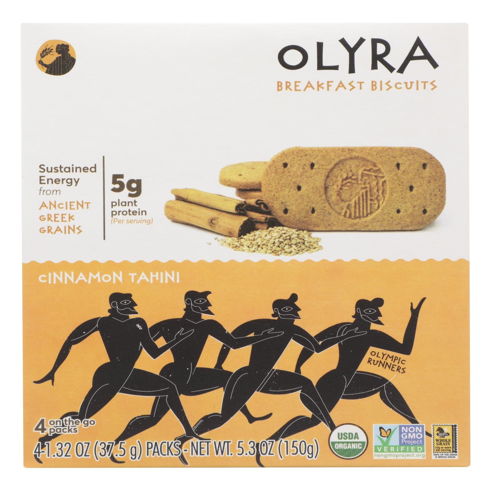 Olyra, Olyra - Biscuit Tahini Cannelle - Lot de 6 - 5.3 OZ (Lot de 6)