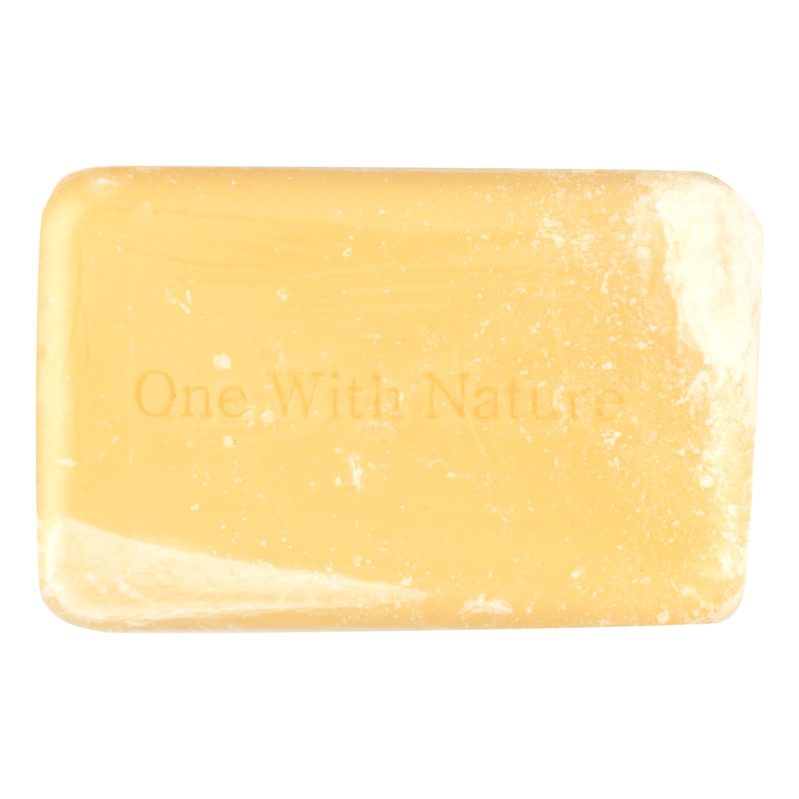 Un avec la nature, One With Nature - Savon en barre - Citron - Caisse de 6 - 4 oz (paquet de 6)