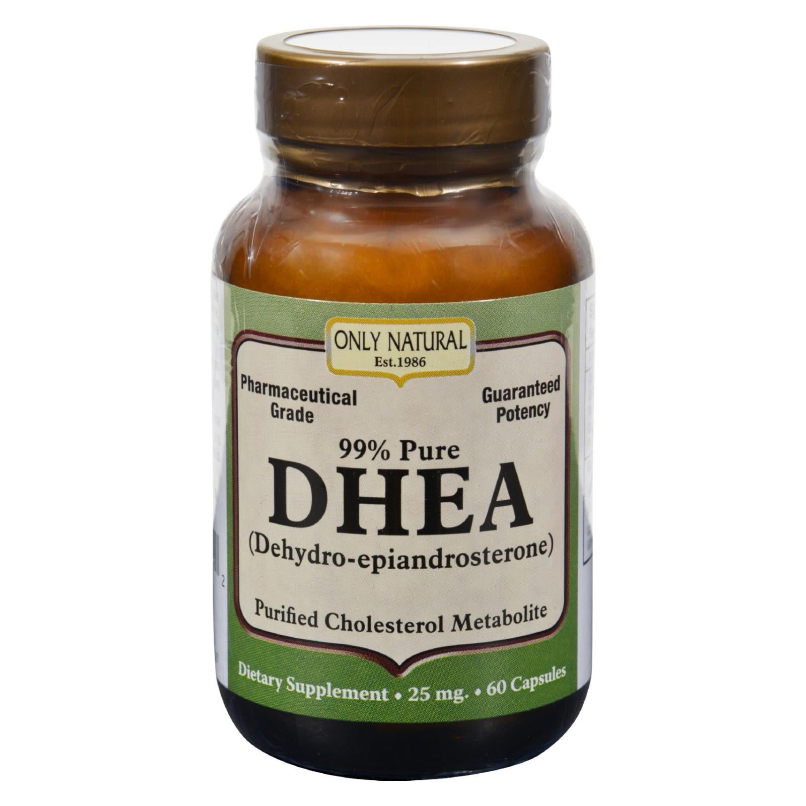 Seulement naturel, Only Natural DHEA - 25 mg - 60 Capsules