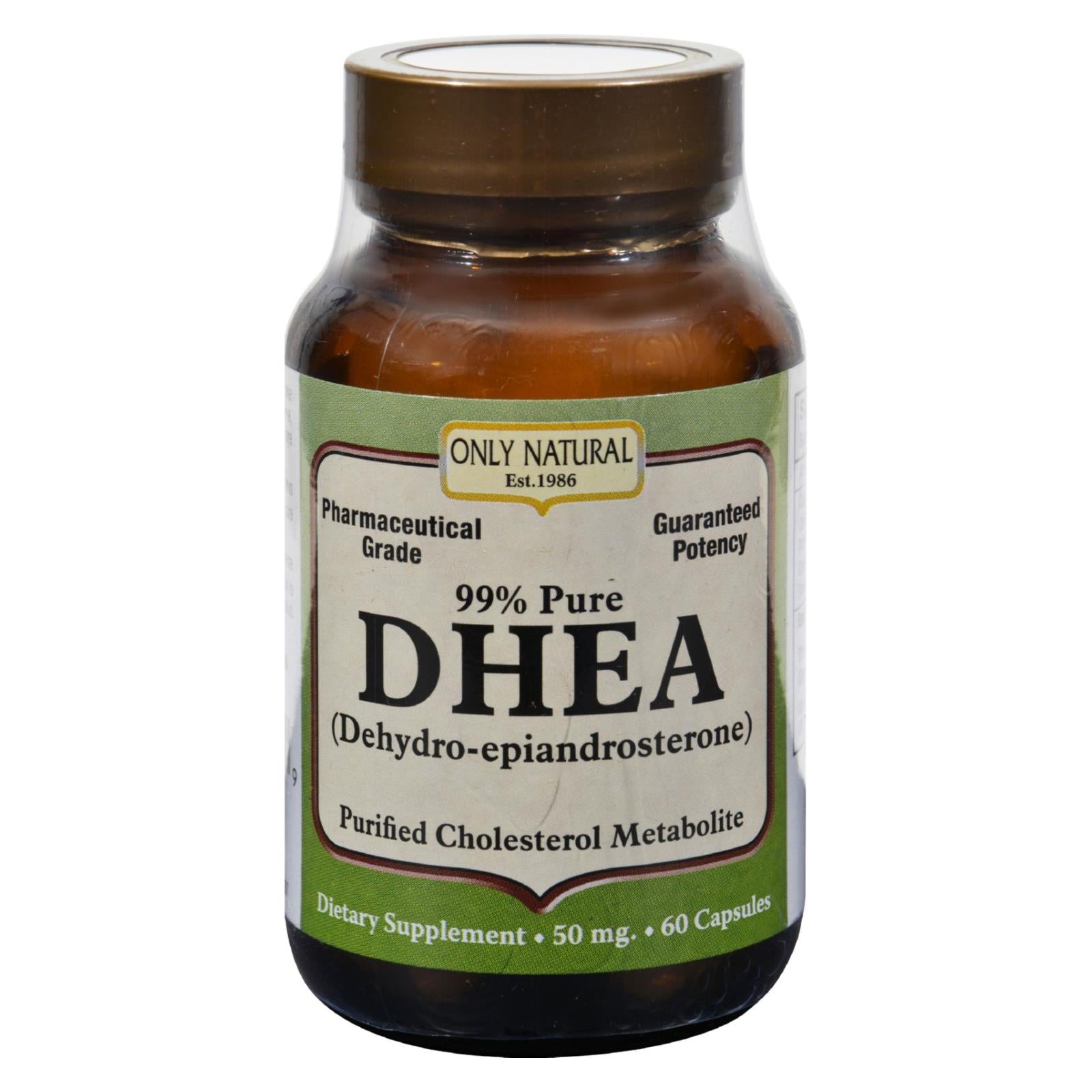 Seulement naturel, Only Natural DHEA - 50 mg - 60 Capsules