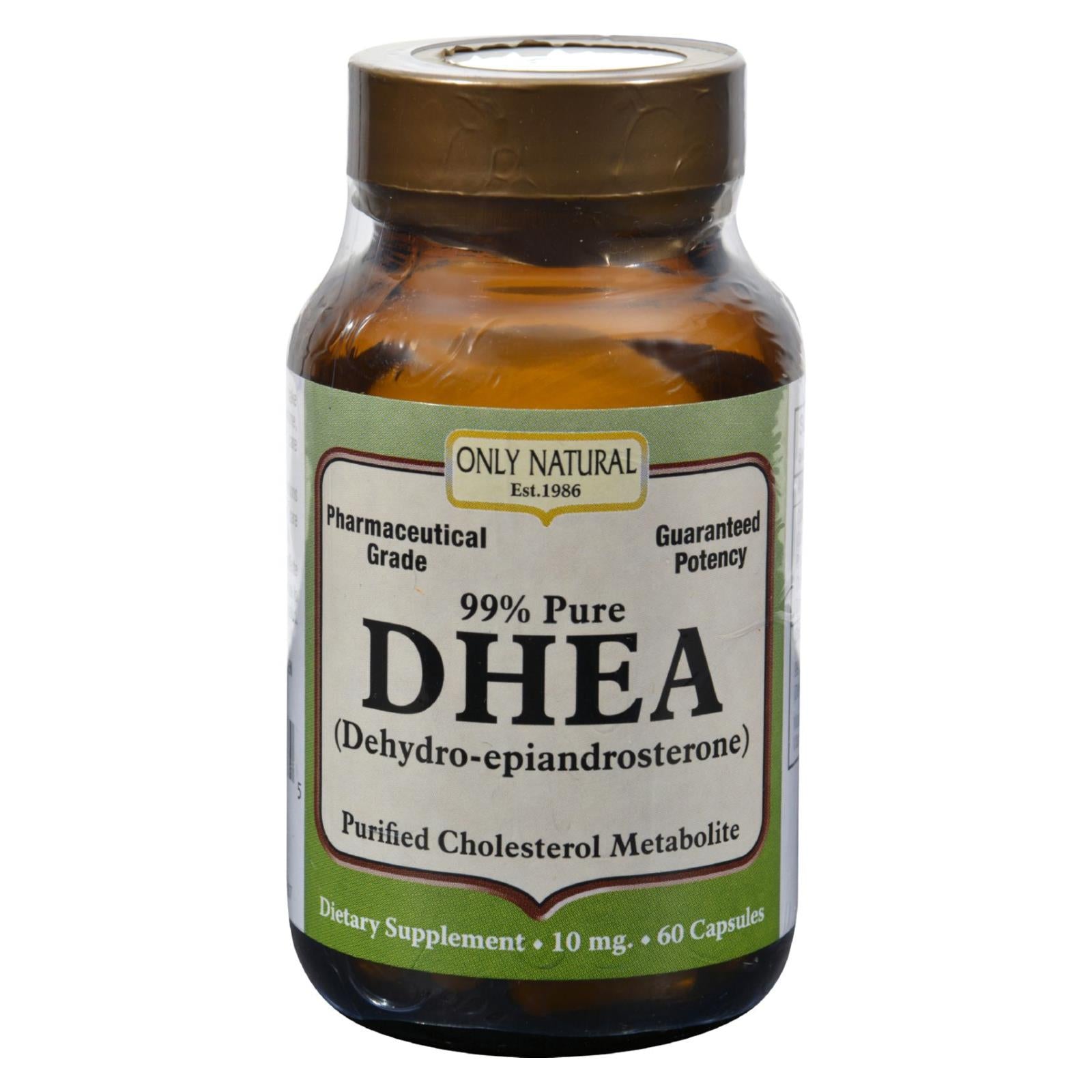 Seulement naturel, Only Natural DHEA - 99% - 10 mg - 60 Caps