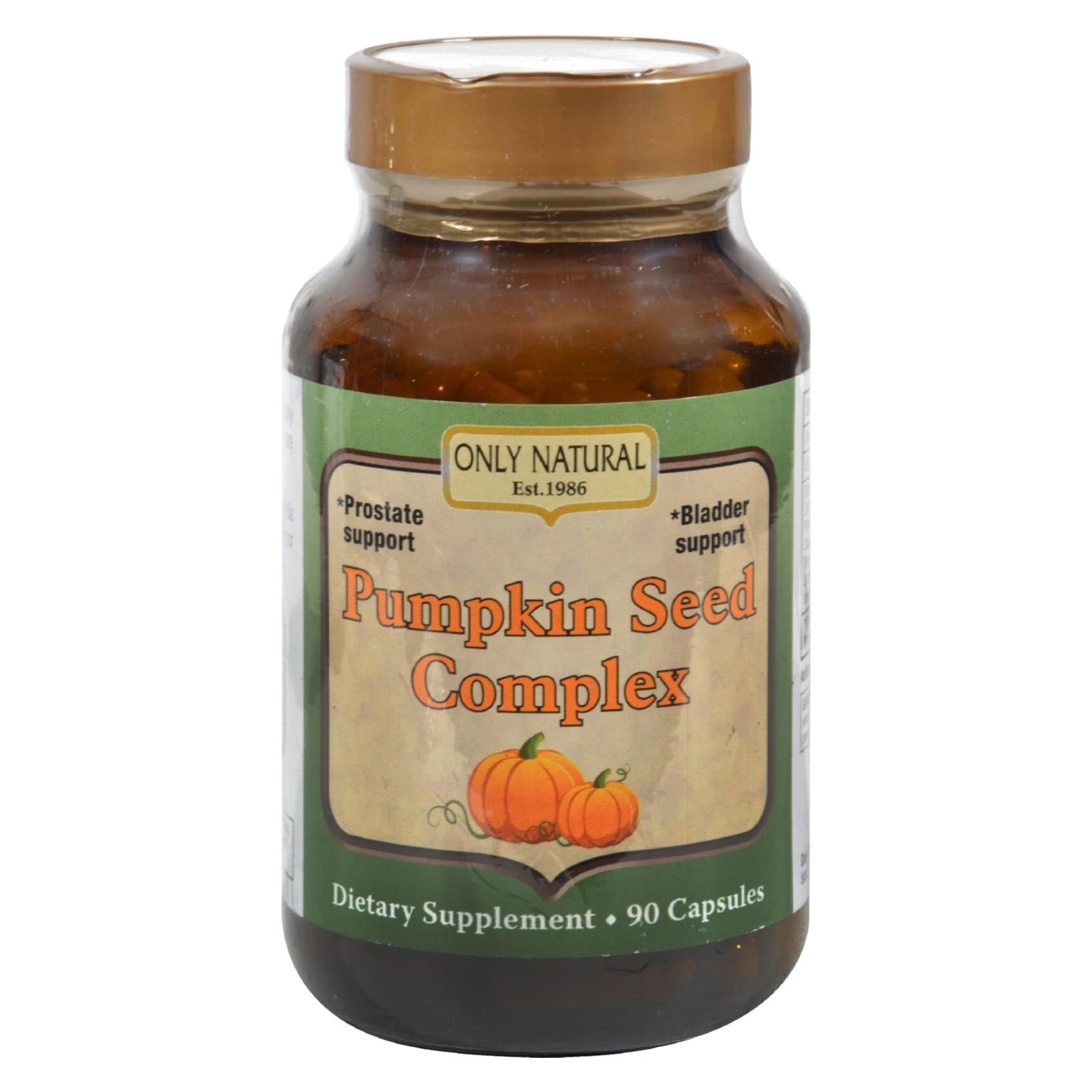 Seulement naturel, Only Natural Pumpkin Seed Complex - 700 mg - 90 Capsules