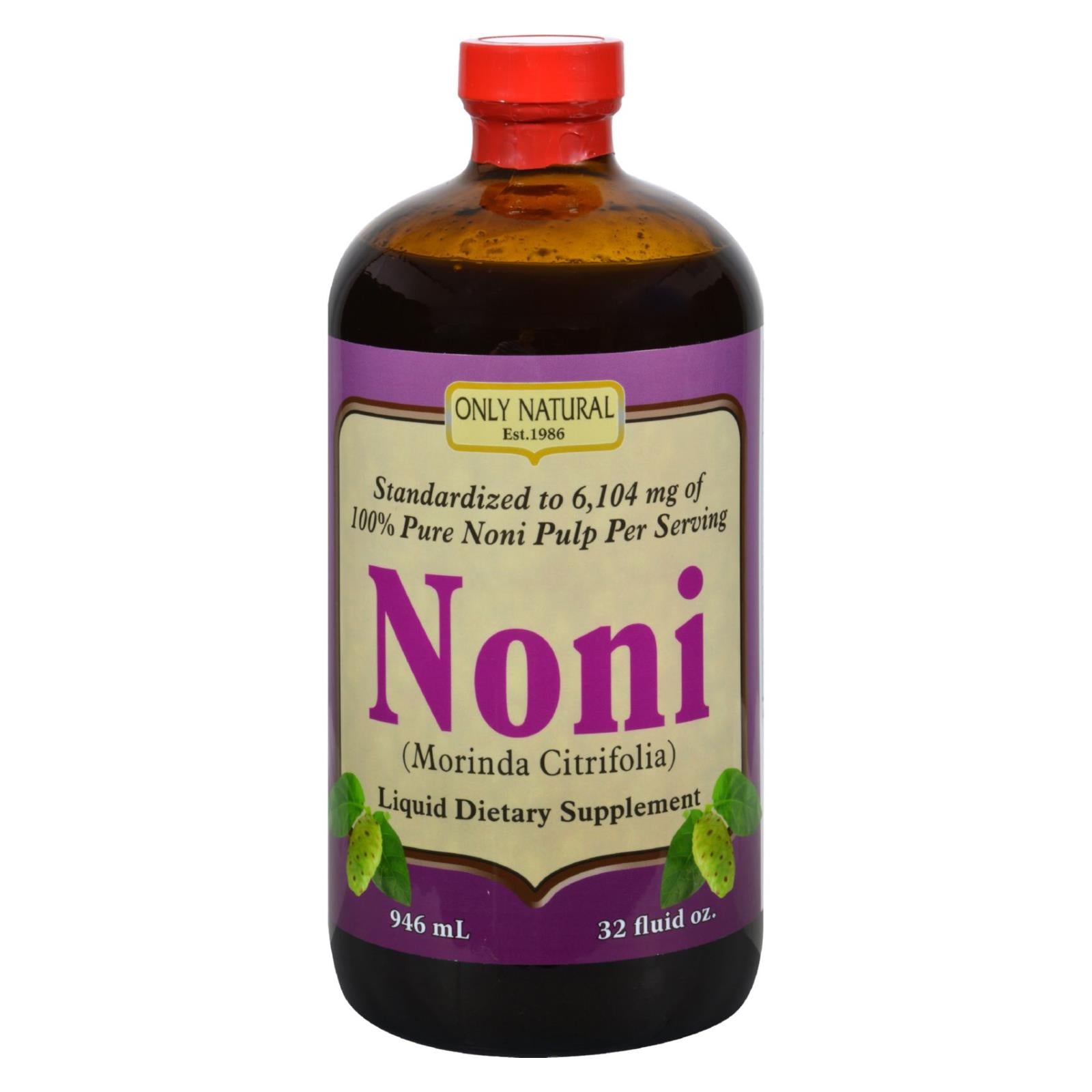 Seulement naturel, Only Natural Pure Standardized Noni - 32 fl oz