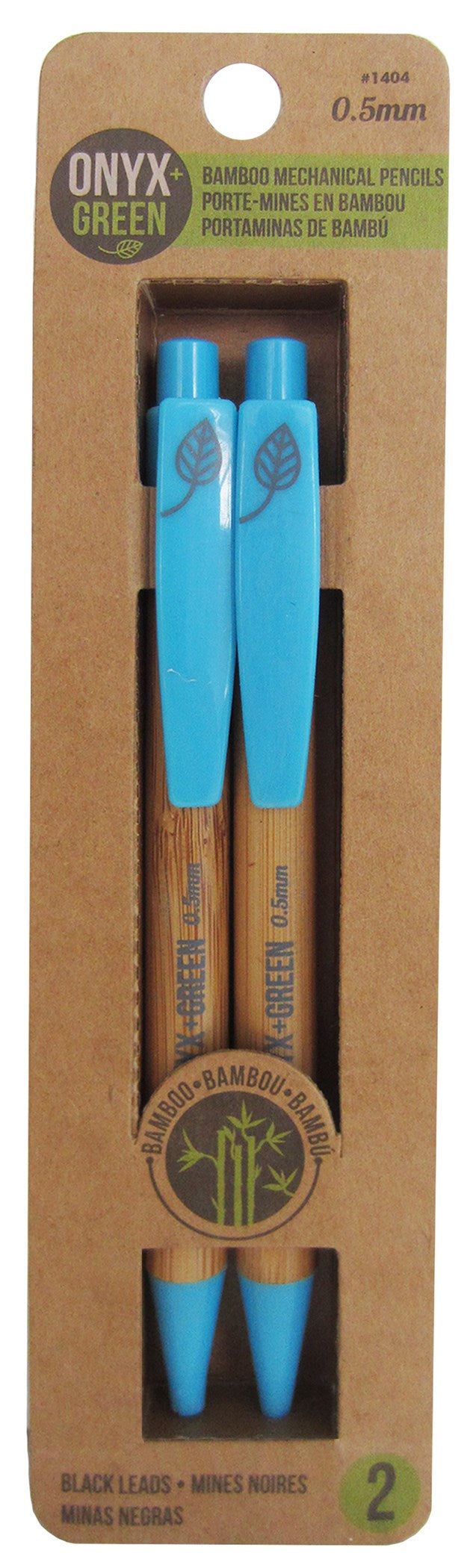 Société Onyx et Bleu, Onyx And Blue Corporation 1404 .5 MM Bamboo Pencils 2 Count