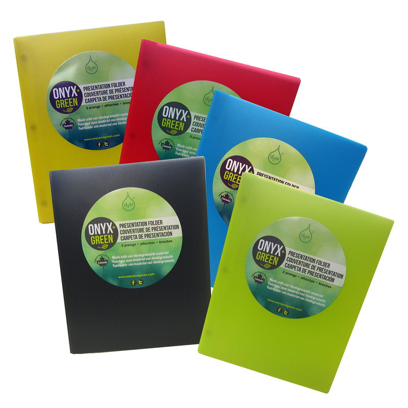 JENSEN DISTRIBUTIONS SERVICES, Onyx + Green Assorted File Folder 5 pk