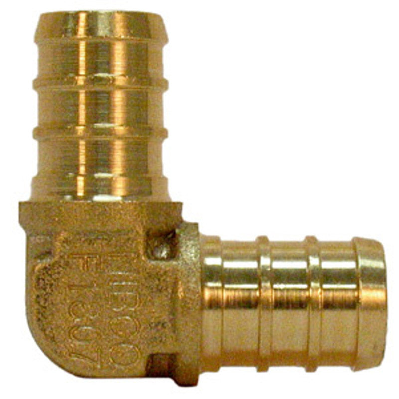 RELIANCE WORLWIDE CORPORATION, SharkBite 3/8 in. PEX X 3/8 in. D PEX Brass 90 Degree Elbow