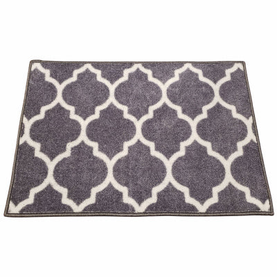 Sports Licensing Solutions Llc, Tapis en nylon, antidérapant, motif treillis gris clair, 24 x 36-In.