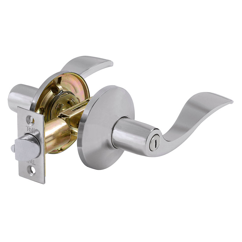 SPECTRUM BRANDS INC, Tell Finishing Touches Niagara Satin Nickel Privacy Lock 1-3/4 in.