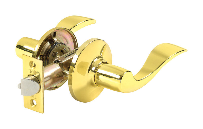 SPECTRUM BRANDS INC, Tell Niagara Lever Bright Brass Passage Lever Right or Left Handed