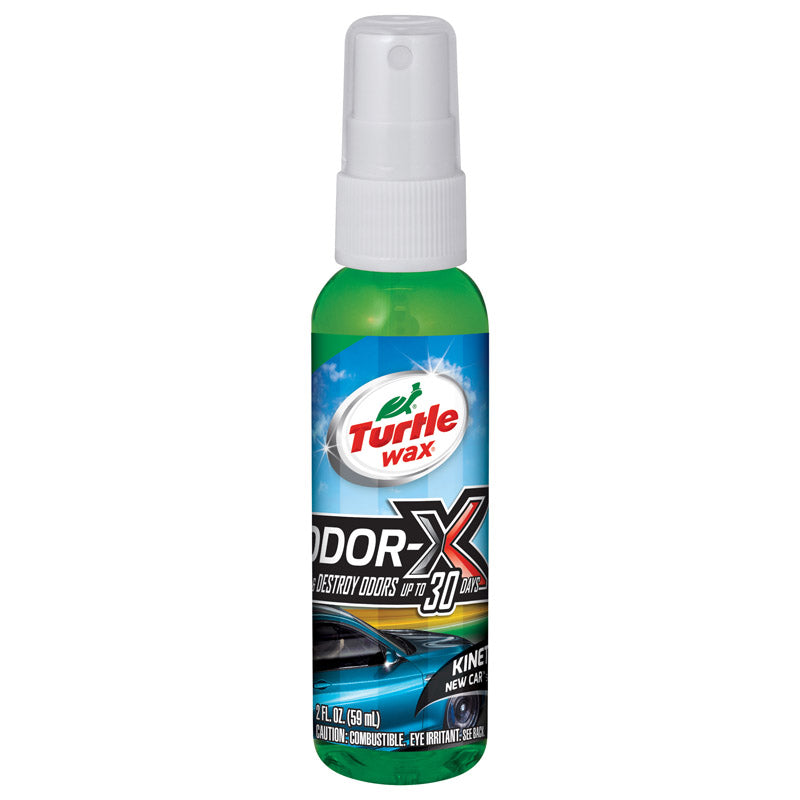 TURTLE WAX INC, Turtle Wax Odor-X Interior Odor Remover Spray New Car Scent 2 oz (Pack de 12).