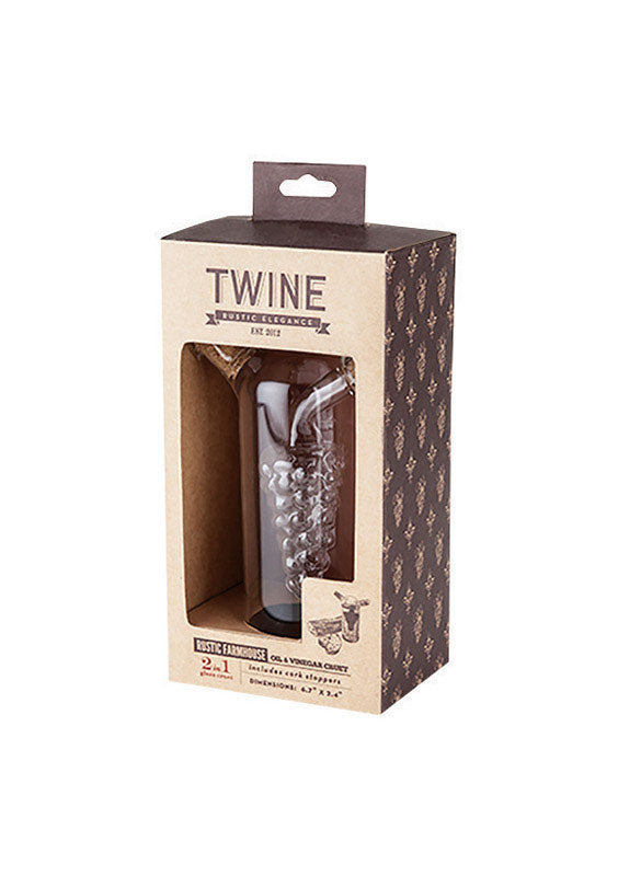 TRUE FABRICATIONS INC, Twine 2.5 in. L Burette en verre transparent (paquet de 12)