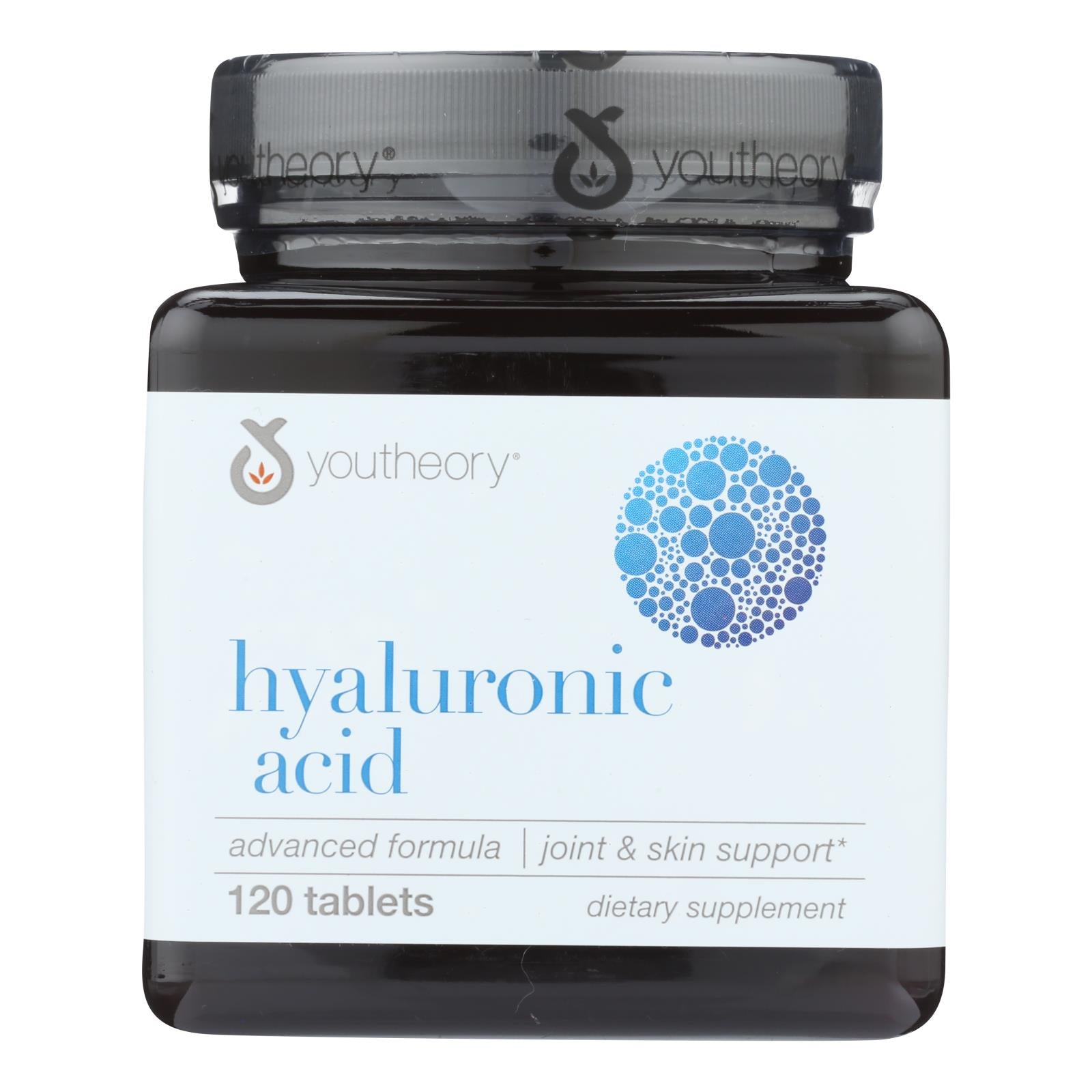 Youtheory, Une portion de Youtheory Hyaluronic Acid Advanced - 1 unité - 120 TAB